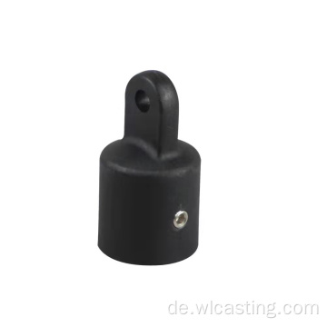 Boot Schwarz Bimini Top Fittings Nylon Abdeckkappe Augenende